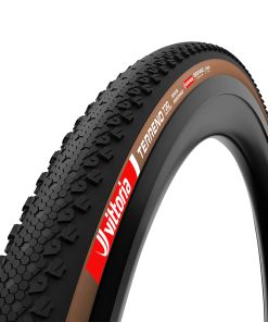 Pneu Gravel 700 X 45 Vittoria Terreno T30 Fine Loose Endurance Graphene 2.0 Noir-Marron Tubeless Ready TS (45-622) Compatible VAE