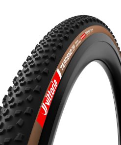 Pneu Gravel 700 X 40 Vittoria Terreno T60 Noir-Marron Tubeless Ready TS (40-622) Compatible Vae