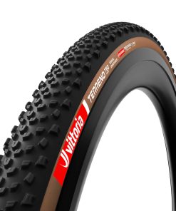 Pneu Gravel 700 X 45 Vittoria Terreno T60 Noir-Marron Tubeless Ready TS (45-622) Compatible Vae