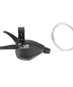 Manette VTT Sunrace Droite Dual Lever Dlu961N Push-Pull U-Series 9V. - Compatible Shimano Cues, Linkglide