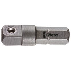 Adaptateur-Porte Douille Wera 870-1 Element-Tige de Liaison-Connexion 1-4 Avec Bille Pour Douille A Carre L 25 mm (Vendu A L'Unite) -Marque Allemande Pour Les Ateliers-