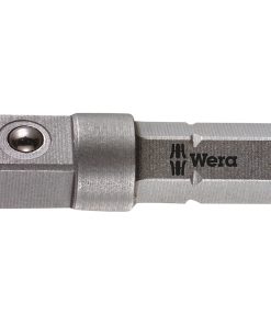 Adaptateur-Porte Douille Wera 870-1 Element-Tige de Liaison-Connexion 1-4 Avec Bille Pour Douille A Carre L 25 mm (Vendu A L'Unite) -Marque Allemande Pour Les Ateliers-