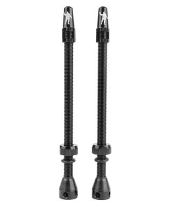 Valve de Pneu Tubeless Presta Michelin Colori Noir 100mm 4 Trous Pour Diffusion Preventif Avec Demonte Obus (Vendu A La Paire)