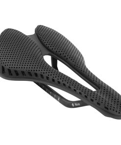 Selle 3D Carbone T809 Noir Ouverte 245X143 Rail Titanium Poids 200G (Poids Max 90Kgs) -Newton-