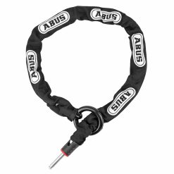 Antivol Velo Chaine A Boucle Abus Ach 2.0 Pour Fer A Cheval Noir Cable 1M Diam 8mm (Compatible Avec Fer A Cheval Ref 213132)