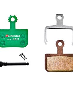 Plaquette de Frein Route - VTT SRAM Red Etap Axs, Rival, Maven Utltimate, Silver, Bronze, Avid Elixir 9,7,5,3,1,Cr,R (Swissstop Organic - Disc 35C) (Paire Sur Carte)