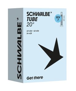 Chambre a Air Velo 20 X 1.50-2.40 Schwalbe Clik Valve 40mm (40-62X406) (Scv7)