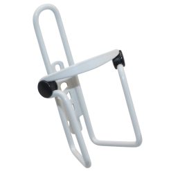 Porte Bidon Newton N1 Alu Blanc Avec Pastilles Anti-Vibration (Sur Carte)