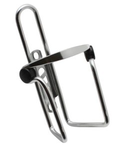 Porte Bidon Gravity B2 Alu Argent Avec Pastilles Anti-Vibration