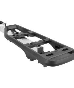 Porte Bagage Velo Arriere à Fixation Rapide Ibera Alu Noir (Sur Tige de Selle Diam 25.4 À 31.8Mm) - Poids Max 10Kgs- Compatible Systeme Mik