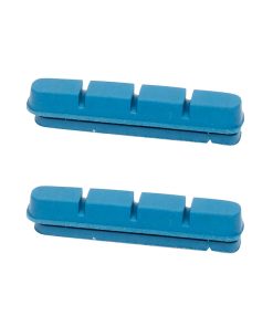 Patin de Frein Route Elvedes Pour Shimano Sur Jante Carbone 55 Mm Bleu (1 Paire)