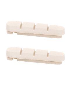 Patin de Frein Route Elvedes Puissant - Silencieux Pour Shimano Sur Jante Aluminium 55 Mm Blanc (1 Paire) -Gomme Freinage Puissant - Silencieux-