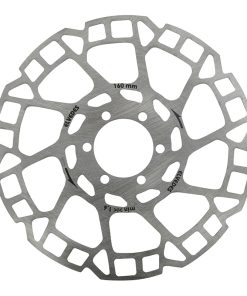 Disque de Frein Route - Vtt 6 Trous Elvedes 160 Mm Argent -Epaisseur 1.8 Mm-
