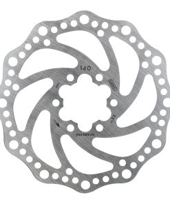 Disque de Frein Route - Vtt 6 Trous Elvedes 140 Mm Argent (86 G) -Epaisseur 1.8 Mm- Inclus Vis