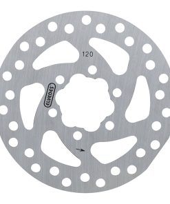 Disque de Frein Bmx 6 Trous Elvedes 120 Mm Argent -Epaisseur 1.8 Mm- Inclus Vis