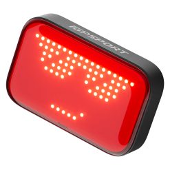 Eclairage Velo Usb Arriere Led Igpsport Et6 Emoji Evolutif, Clignotant Intelligent - Connexion Directe Au Bsc200S-Bsc300-T-Igs630S-Igs800-Binavi (Visible à 1,2 Km) -Bluetooth- Autonomie 30 Heures