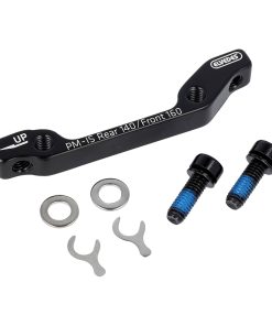 Adaptateur Frein à Disque Vtt Avant - Arriere Elvedes Etrier Post-Mount Disque 160 Mm Sur Fourche et 140 Mm Sur Cadre International