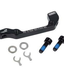Adaptateur Frein à Disque Vtt Avant - Arriere Elvedes Etrier Post-Mount Disque 180 Mm Sur Fourche et 160 Mm Sur Cadre International