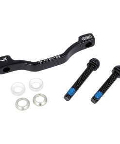 Adaptateur - Rehausse Frein à Disque Vtt Post-Mount Avant - Arriere Elvedes Etrier 203 Mm Pour Disque 220 Mm