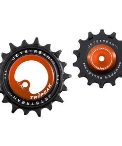 Galet Derailleur Aopw Tripeak 14-18 Dents Ceramique 12X1V. SRAM T Type Orange (Jeu de 2) (Garantie 4 Ans)