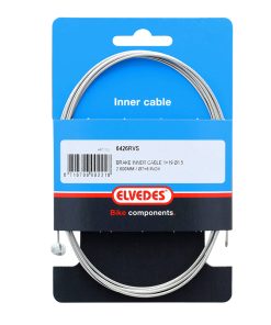 Cable de Frein Vtt Elvedes Inox L2,00M (Vendu à L'Unite Sur Carte)