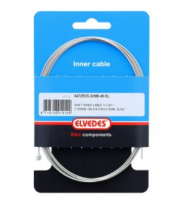 Cable de Derailleur Elvedes Inox D1.1 Mm L2,25M Compatible Shimano-Sram 49 Brins (Vendu à L'Unite Sur Carte)