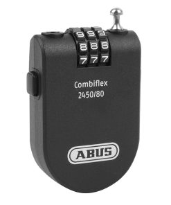 Antivol Velo Cable A Combinaison Abus Combiflex 2450 Noir L800 mm Diam 1.8 mm (Offre Limitee)