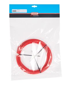 Gaine de Derailleur Elvedes Rouge 4,1 Mm (Rouleau de 10M) Avec Liner Anti-Friction