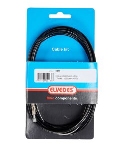 Transmission Frein Route Elvedes Gaine Noir 2,00 M-Cable Galva 1,8M (Kit Transmission 1Cable-1 Gaine)