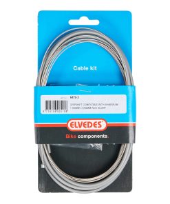 Transmission Pour Moyeu Nexus 3V. Elvedes Gaine 2,25M Gris - Cable 1,7M Inox Avec Embouts de Gaine (Vendu à L Unite)