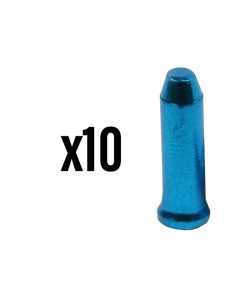 Embout de Cable Derailleur-Frein Elvedes 2,3Mm Alu Bleu (Vendu Par 10)