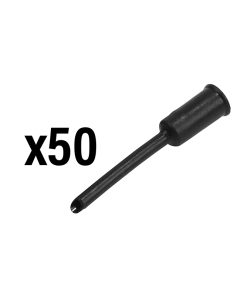 Embout de Gaine Elvedes Avec Guide Noir 4,3 Mm (Vendu Par 50)