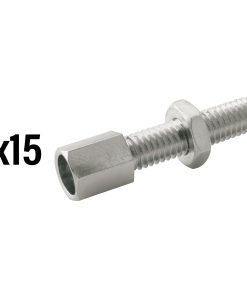 Vis Creuse Tendeur de Cable Velo M5 Laiton (Vendu Par 15) -Elvedes-