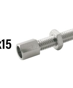 Vis Creuse Tendeur de Cable Velo M6 Laiton (Vendu Par 15) -Elvedes-