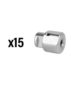 Vis - Ecrou de Serrage Elvedes Pour Cable de Frein Roller Brake Im41-50-53 Laiton (Vendu Par 15)