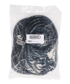 Gaine Spirale Flexible Pour Fil Electrique de Vae et Gaine Elvedes Diam 12 Mm Noir (10M)