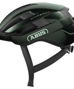 Casque Velo Adulte Abus Urbain Wingback Moss Vert Brillant Taille L (57-61Cm) Reglage Molette