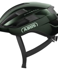Casque Velo Adulte Abus Urbain Wingback Moss Vert Brillant Taille M (54-58Cm) Reglage Molette