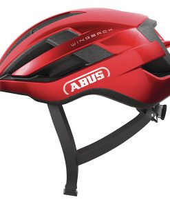 Casque Velo Adulte Abus Urbain Wingback Performance Rouge Brillant Taille M (54-58Cm) Reglage Molette