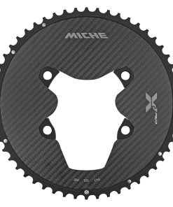 Plateau Route 4Bra D.110 Pour Shimano Ultegra R8100 Miche 54Dts Exterieur Noir 12V. Alu, Carbone 3K (Poids 127 G) -X2 Rd R81-
