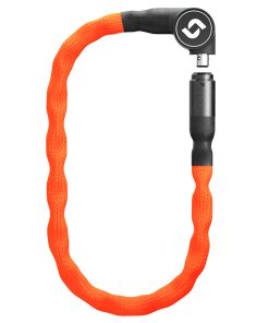 Antivol Velo Chaine Deverrouillage Par Smartphone Serea Swift Diam 6 Mm Longueur 100 Cm Orange (Technologie Nfc Fonctionne Sans Batterie) -Niveau Securite 9-15-