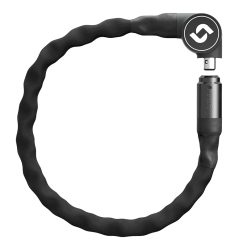 Antivol Velo Chaine Deverrouillage Par Smartphone Serea Bold Diam 8 Mm Longueur 125 Cm Noir (Technologie Nfc Fonctionne Sans Batterie) -Niveau Securite 13-15-