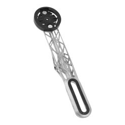 Support Gps - Compteur 3D Titane Fixation Pour Cintre Guidon Universal Compatible Garmin 1050 19.9 G (Livre Avec Support Garmin, Bryton, Wahoo) -Newton-