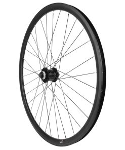 Roue Vtc - Vae Disque 700 Double Paroi Avant Moyeu Dynamo Shimano Ur705 Centerlock Tubeless Ready Axe Traversant 12-100 Noir Jante 19C 32 Rayons -Poids Max 130 Kg- Compatible Gravel