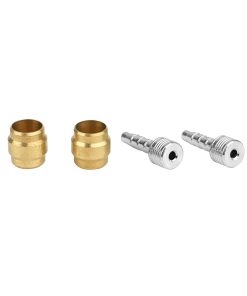 Raccord Durite Frein Elvedes Olive et Insert - Pin Compatible Campagnolo (Paire Olive et Insert)