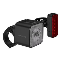 Eclairage Velo Usb Kit Osram Compact 100 Lux Noir Fonction 3 Modes- Feu Stop (Avant+Arriere) -Homologation Stvzo