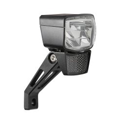 Eclairage Velo Vae - E-Bike Avant Sur Fourche Axa Nxt 60 E-Bike 6-12V Homologue Noir Compatible Dynamo - Pour Voir à 70M et Visible à 4Kms - Eclairage à L'Arret 4Mn