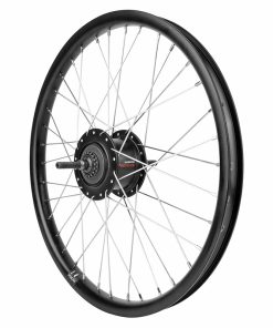 Roue Vtt - Cargo - Vae - E-Bike - Longtail 20" Er20 Arriere Noir Double Paroi Moyeu Nexus 7V Frein Tambour 36 Rayons Inox (J.40625)