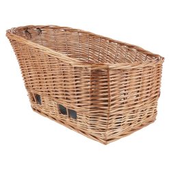 Panier Arriere Osier Basil Pour Chien 45Cm (Livre Avec Fixation Etau Porte Bagage) (45X37X21Cm)