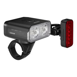 Eclairage Velo Usb Kit Osram Led Vtt Explorer 1000 Lumens Noir Fonction Eclairage Automatique-Mode Flash- Feu Stop (Autonomie 4H-18H) (Avant+Arriere)